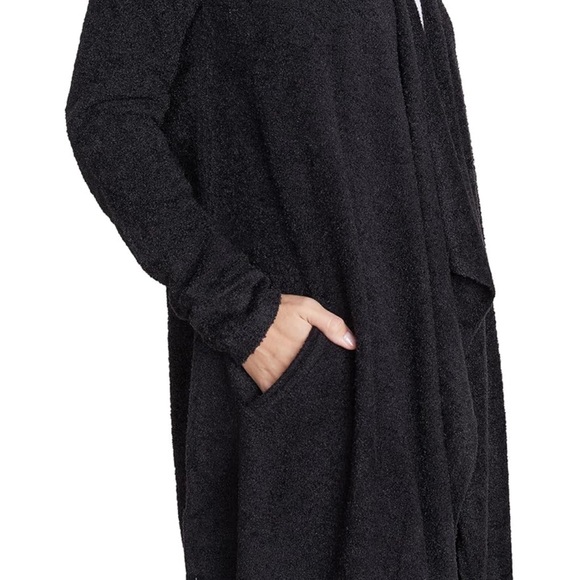 Barefoot Dreams CozyChic Lite Island Wrap size L/XL in Black. Used; barely worn - Picture 3 of 6